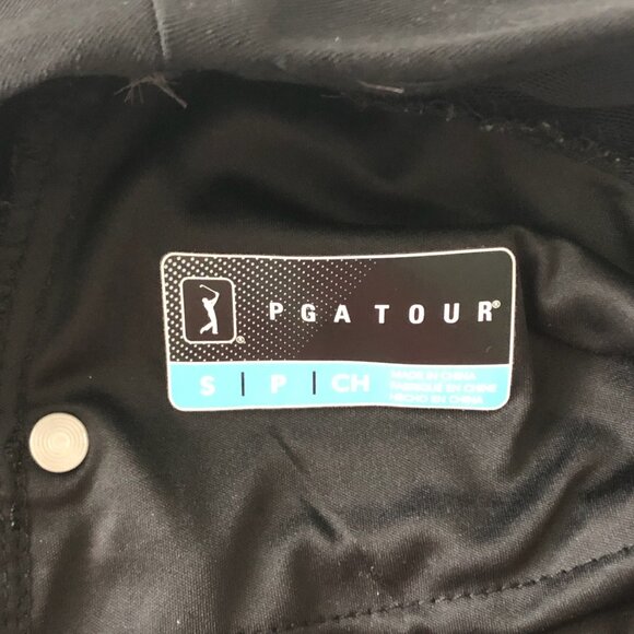 PGA Tour Golf Slacks Women S Black Slim Stretch Tummy Control Preppy - Picture 3 of 7